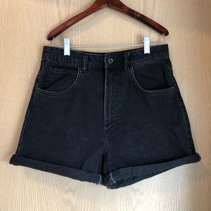 Zara Black Denim Shorts